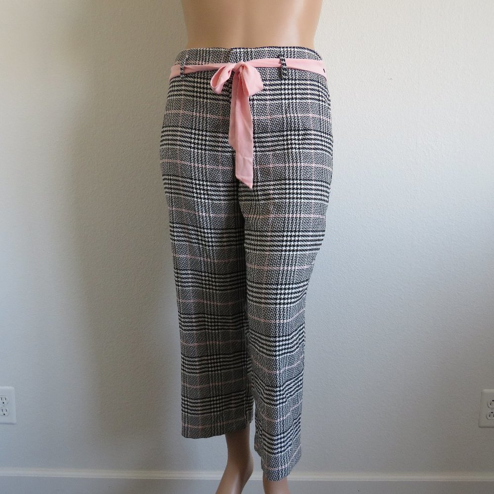 ELLE Women's Wide Leg Cropped Trouser Pants Size XL fit Plus Size 16 NWOT - Picture 3 of 6
